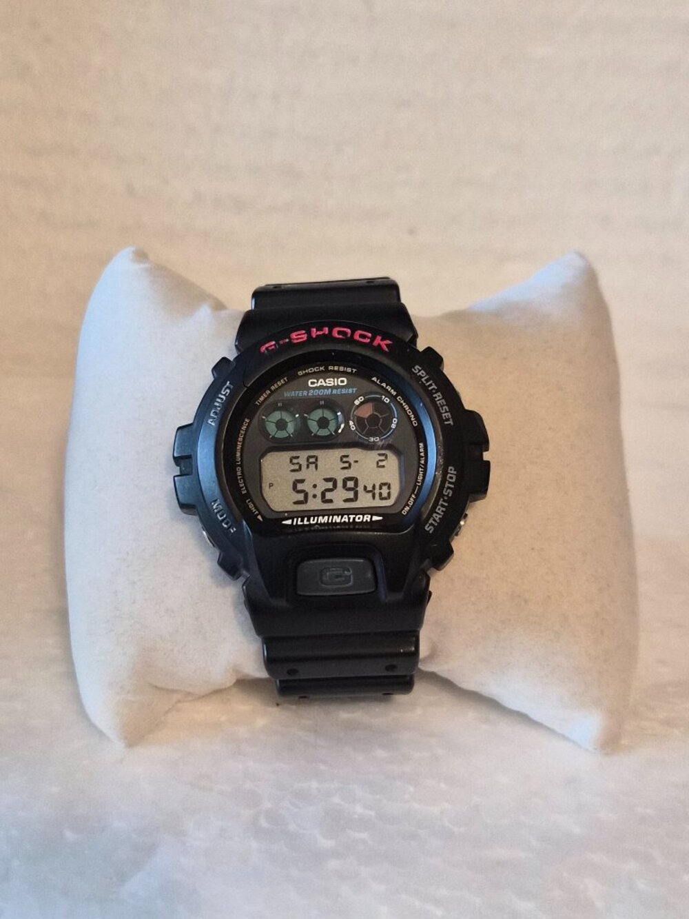 Casio G Shock Matte Black Digital